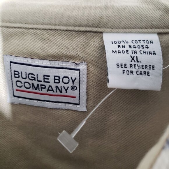 NEW Bugle Boy Plaid Shirt Vintage 100% Cotton Long Sleeve Button Down Mens XL - Picture 7 of 10